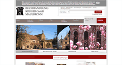 Desktop Screenshot of krueger-maulbronn.de
